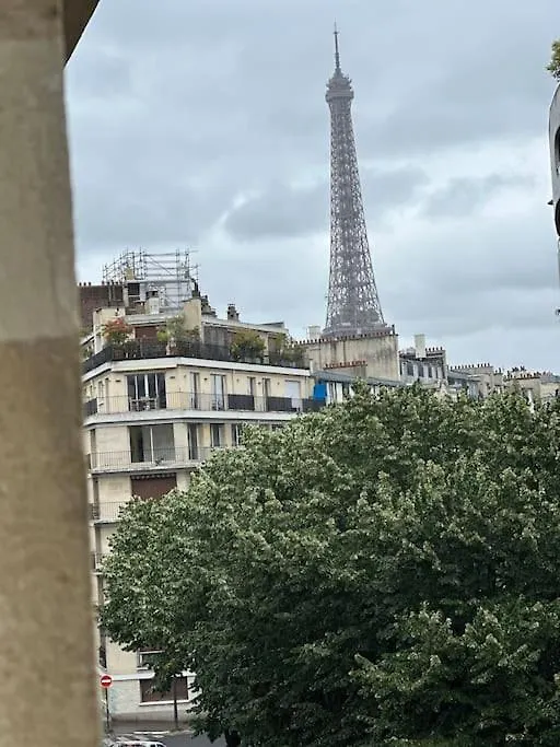 Appartement Avec Magnifique Vue Tour Eiffel Párizs