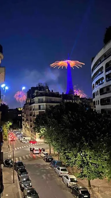 Apartman Appartement Avec Magnifique Vue Tour Eiffel Párizs Franciaország